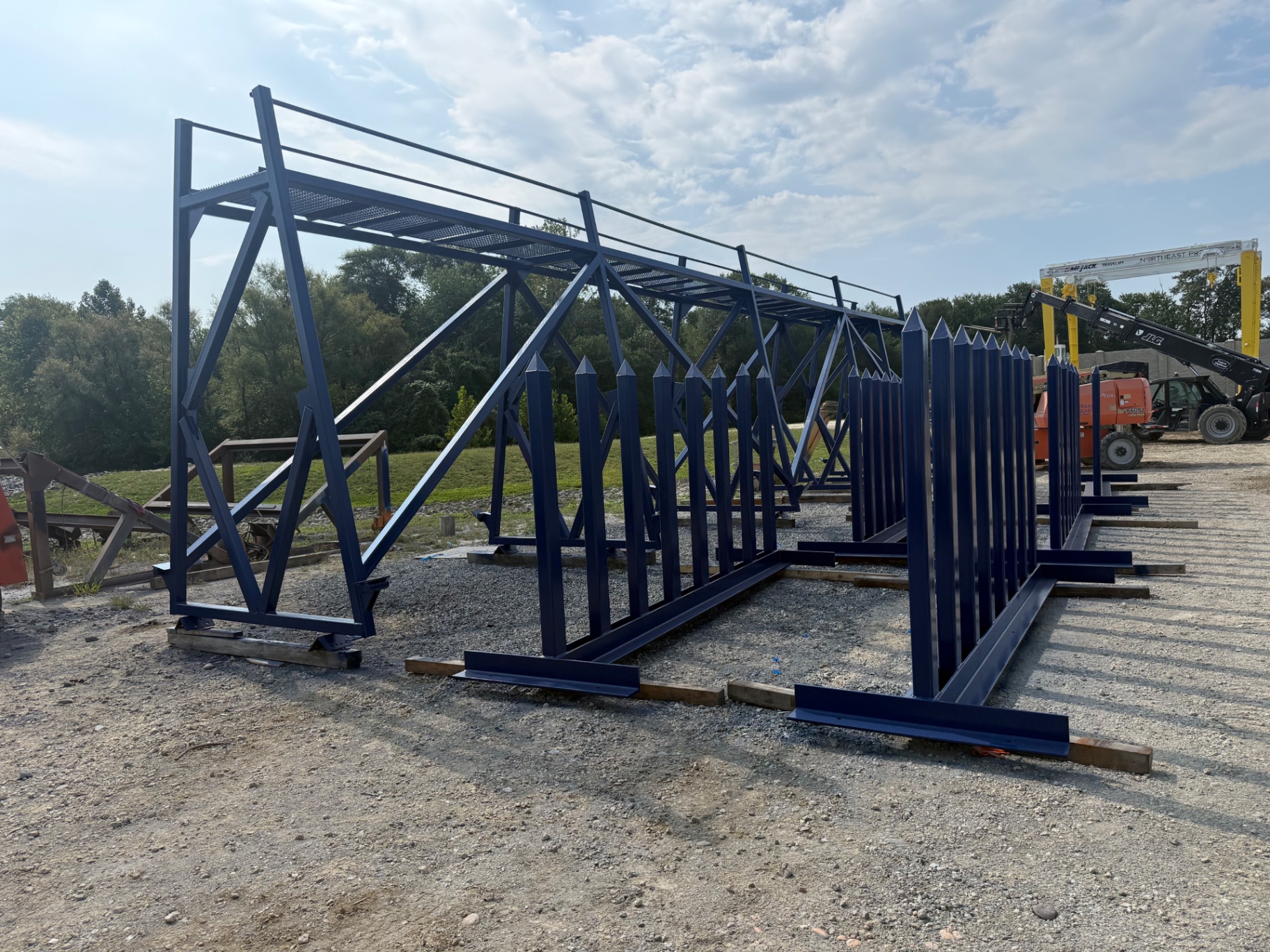 Steel Truss Walkway Coating